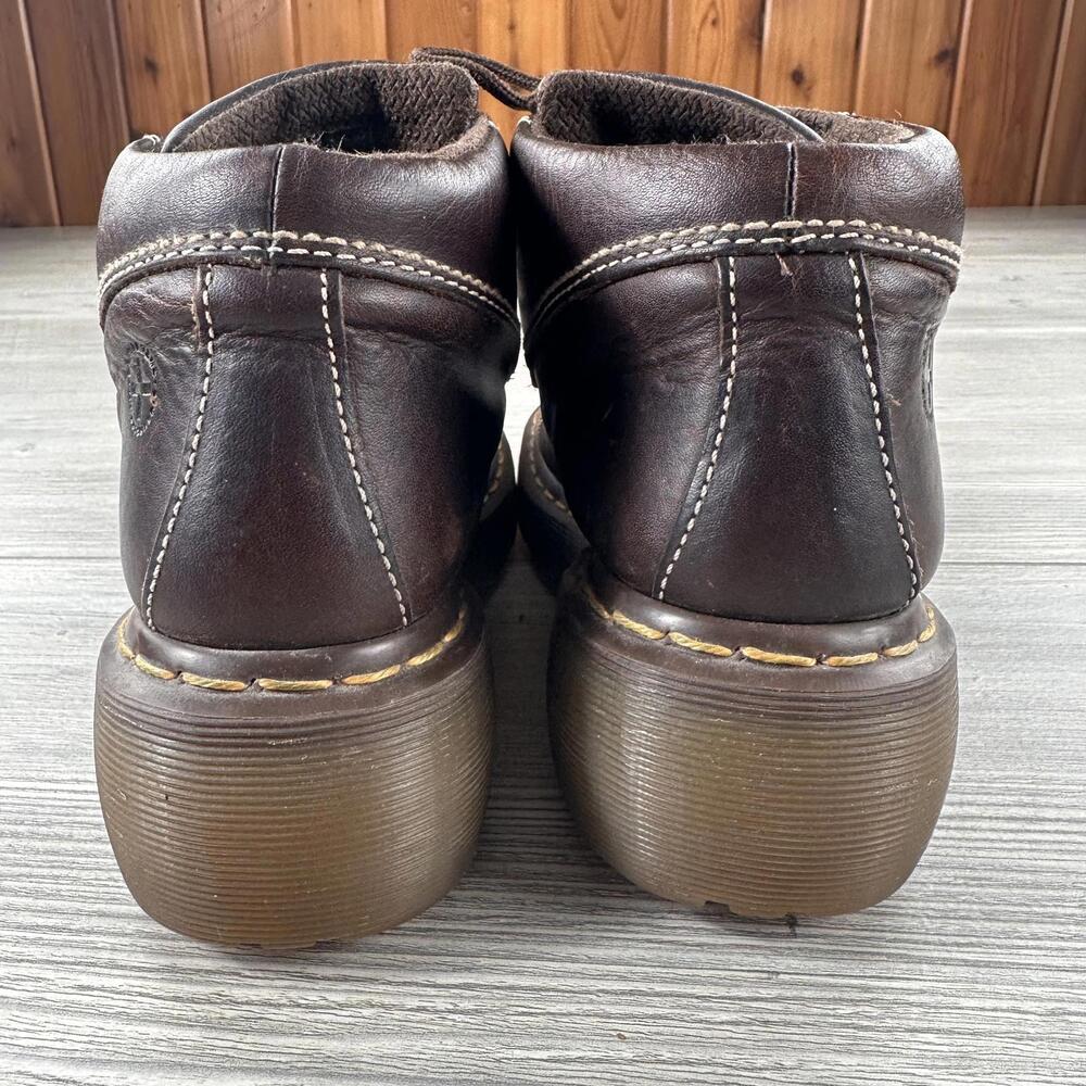 Dr Martens Daisy Boots Womens 8 Brown Chunky Platform Heels Flower Power 12281 - Picture 4 of 8